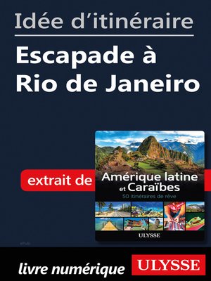 cover image of Idée d'itinéraire--Escapade à Rio de Janeiro
